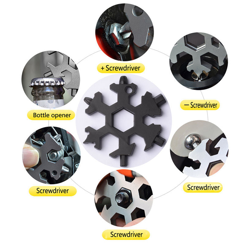 Mini Snowflake Pocket Multitool