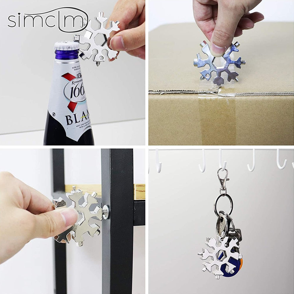 Mini Snowflake Pocket Multitool