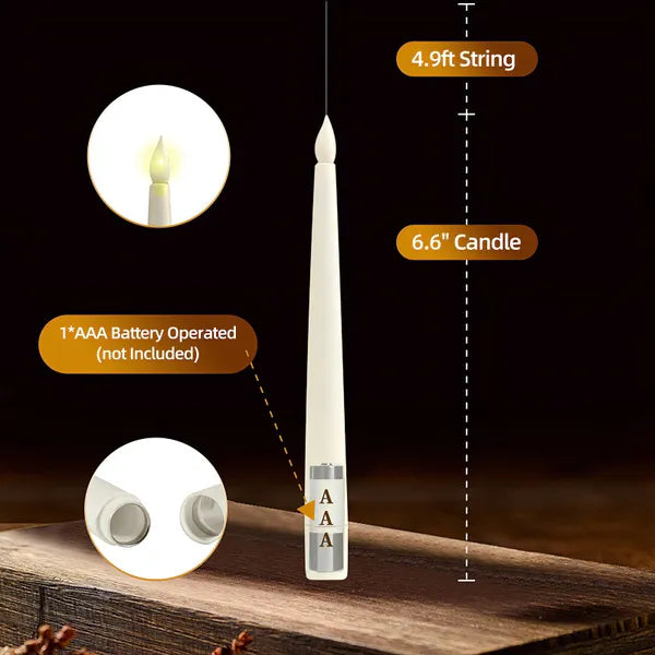 🎃 EARLY HALLOWEEN SALE 50% OFF 🔥 Magical Floating Candles with Wand Remote
