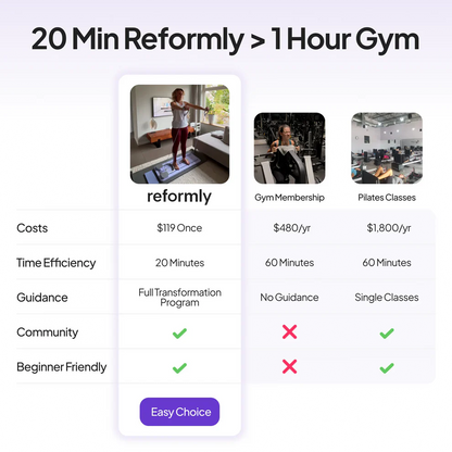 Foldable Pilates Board | Full-Body Home Workout System with 60-Day Transformation Program