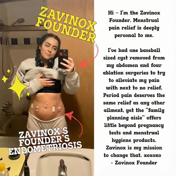Zavinox Relief – Soothing Heat Menstrual & Postpartum Briefs