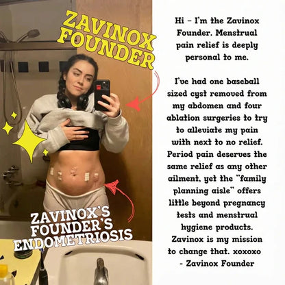 Zavinox Relief – Soothing Heat Menstrual & Postpartum Briefs