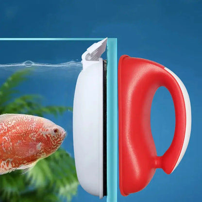 Magnetic Brush Cleaner Cleaning Glass Algae Aquarium Magnet Fish Tank