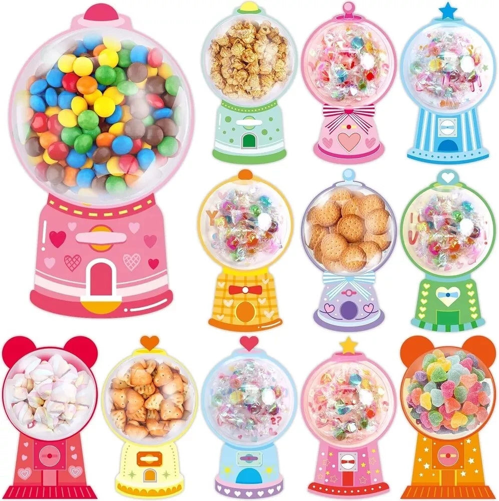 36 Pack Kids Valentines Day Cards Classroom Exchange Gifts DIY Colorful