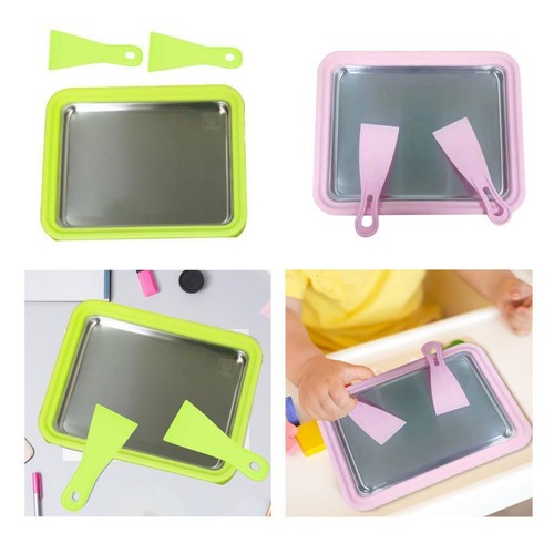 Cold Plate Ice Cream Maker, Portable Sweet Dot Ice Cream Rolled Machine for Soft