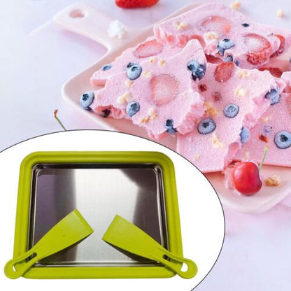 Cold Plate Ice Cream Maker, Portable Sweet Dot Ice Cream Rolled Machine for Soft