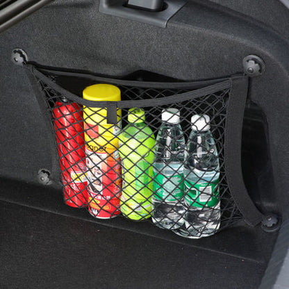3 Layer Car Storage Net Bag Cargo Elastic Seat Mesh Organizer Holder Pocket US
