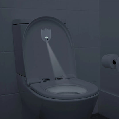 Toilet Night Light LED Motion Activated Sensor Bathroom Lamp Decor Four Pattern