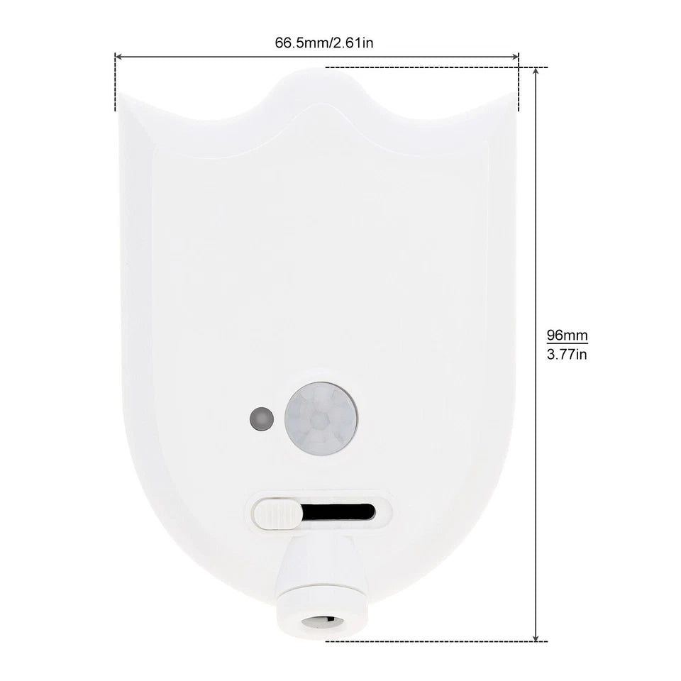 Toilet Night Light LED Motion Activated Sensor Bathroom Lamp Decor Four Pattern