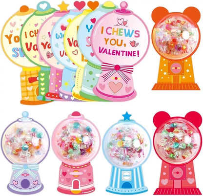 36 Pack Kids Valentines Day Cards Classroom Exchange Gifts DIY Colorful