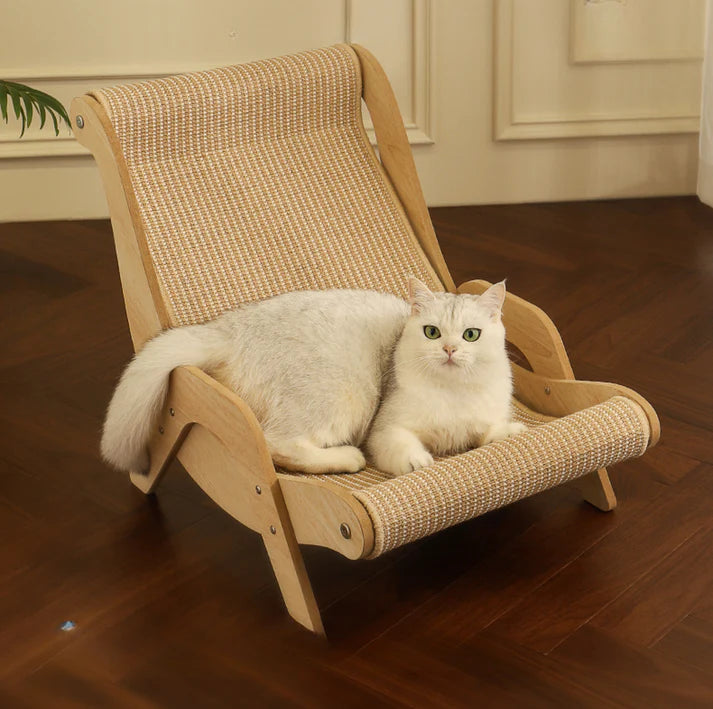 Sisal Lounge Chair for Cats – Scratcher & Sofa in One