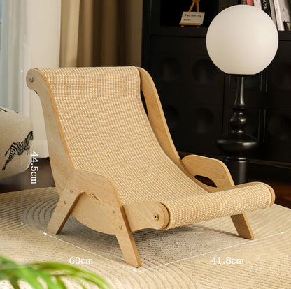 Sisal Lounge Chair for Cats – Scratcher & Sofa in One