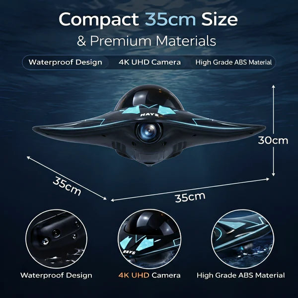 App Controlled RC Drone Submarine with Camera