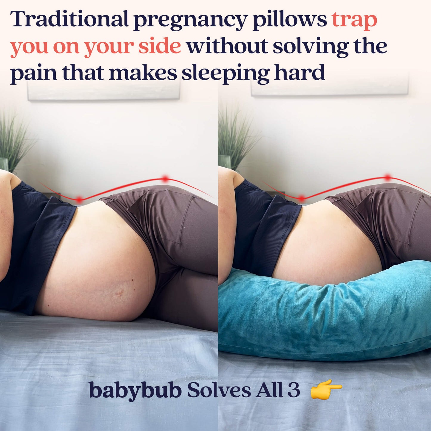 DreamNest™ Adjustable Maternity Support Pillow
