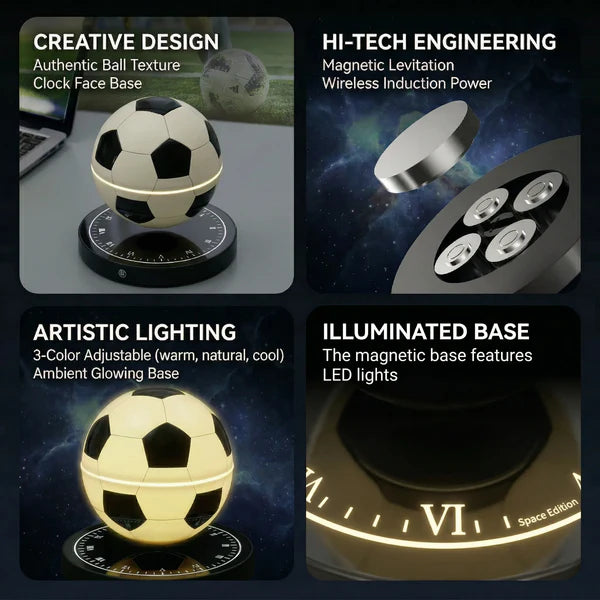 Levitating Soccer Ball Lamp