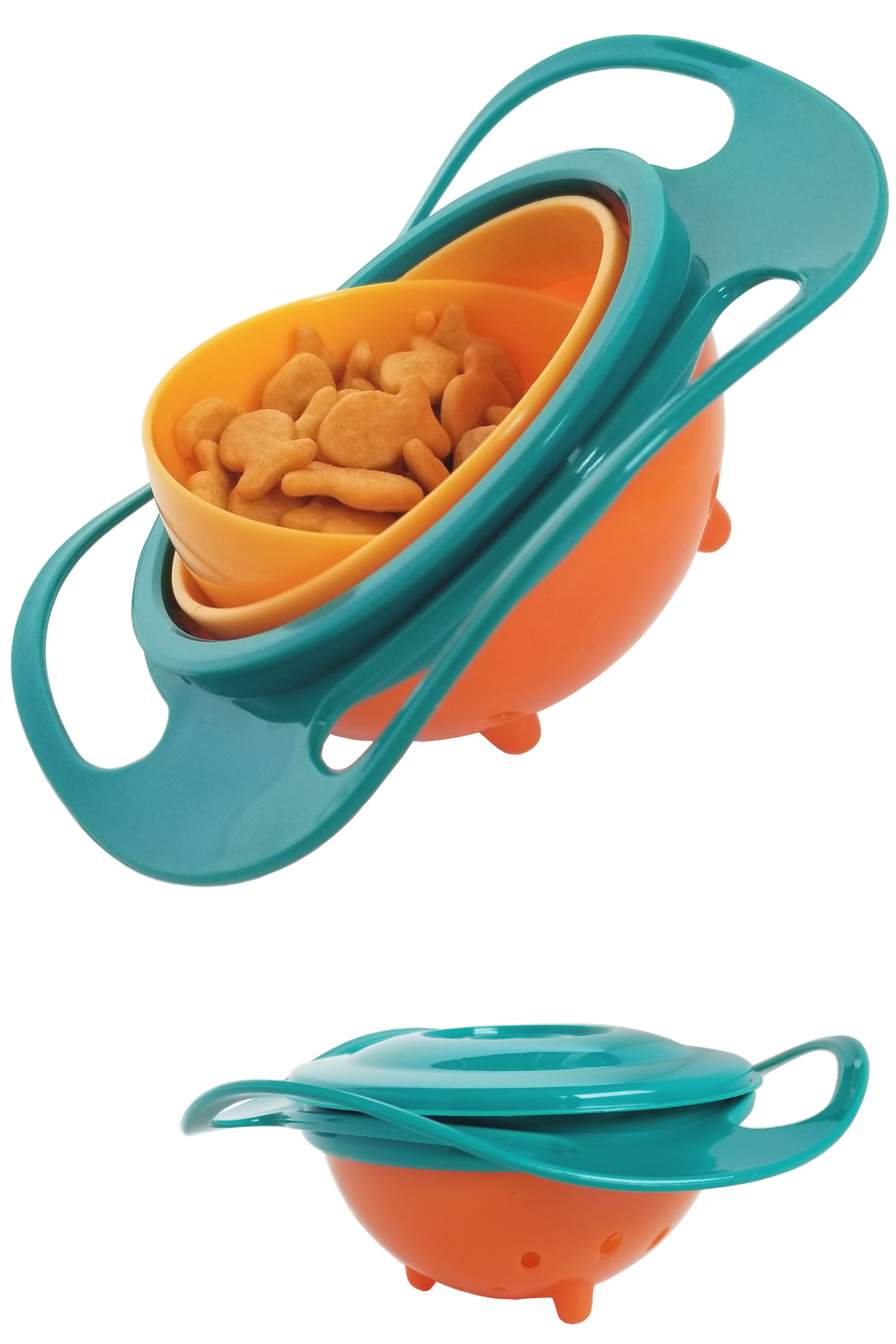 SnackSpin™ 360° Spill-Proof Snack Bowl (Buy1 get 1 free)