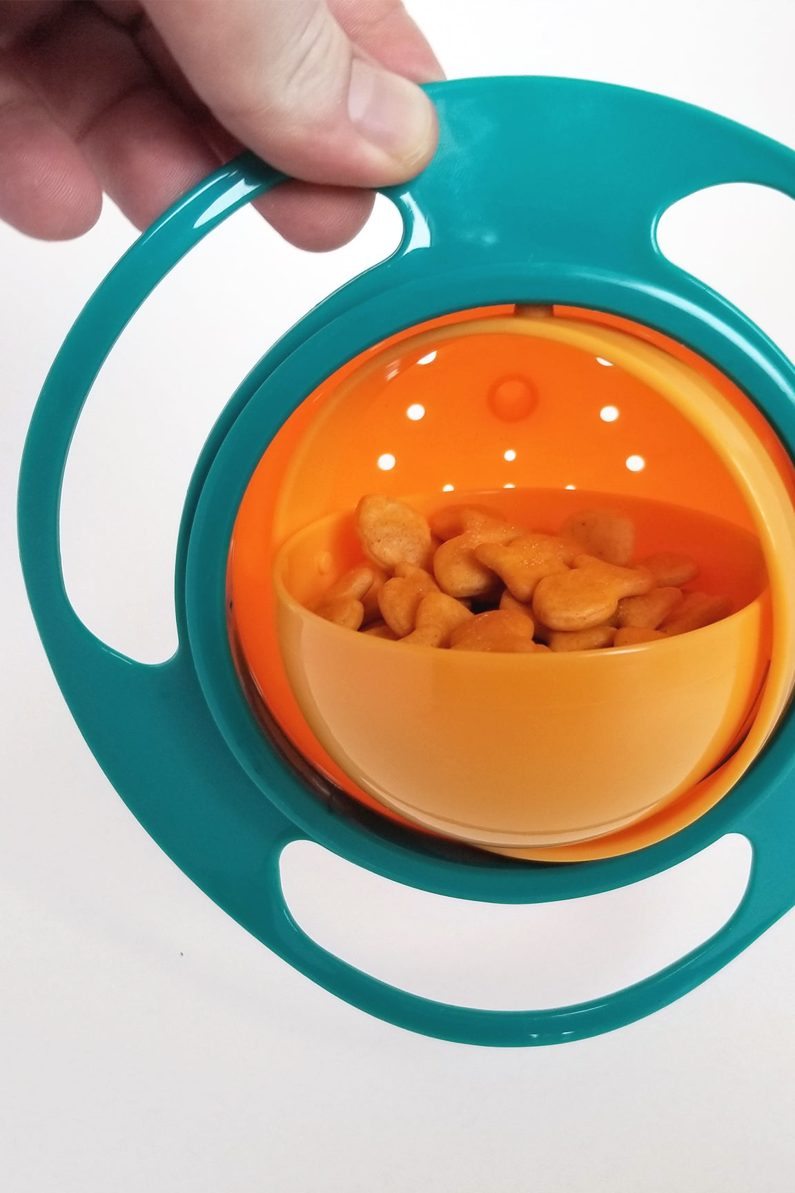 SnackSpin™ 360° Spill-Proof Snack Bowl (Buy1 get 1 free)