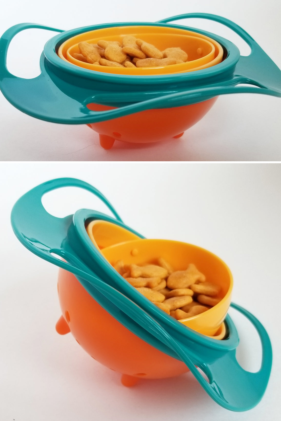 SnackSpin™ 360° Spill-Proof Snack Bowl (Buy1 get 1 free)