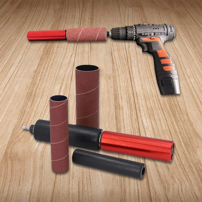Multi-Surface Spindle Sander Adapter Kit with 10 PCS Sandpaper