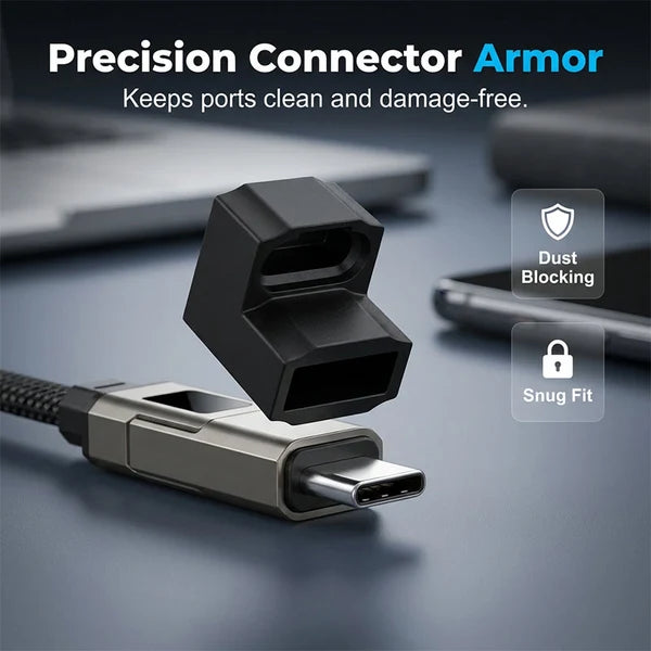 PowerLink 4-in-1 Fast Charging Cable with Digital Display