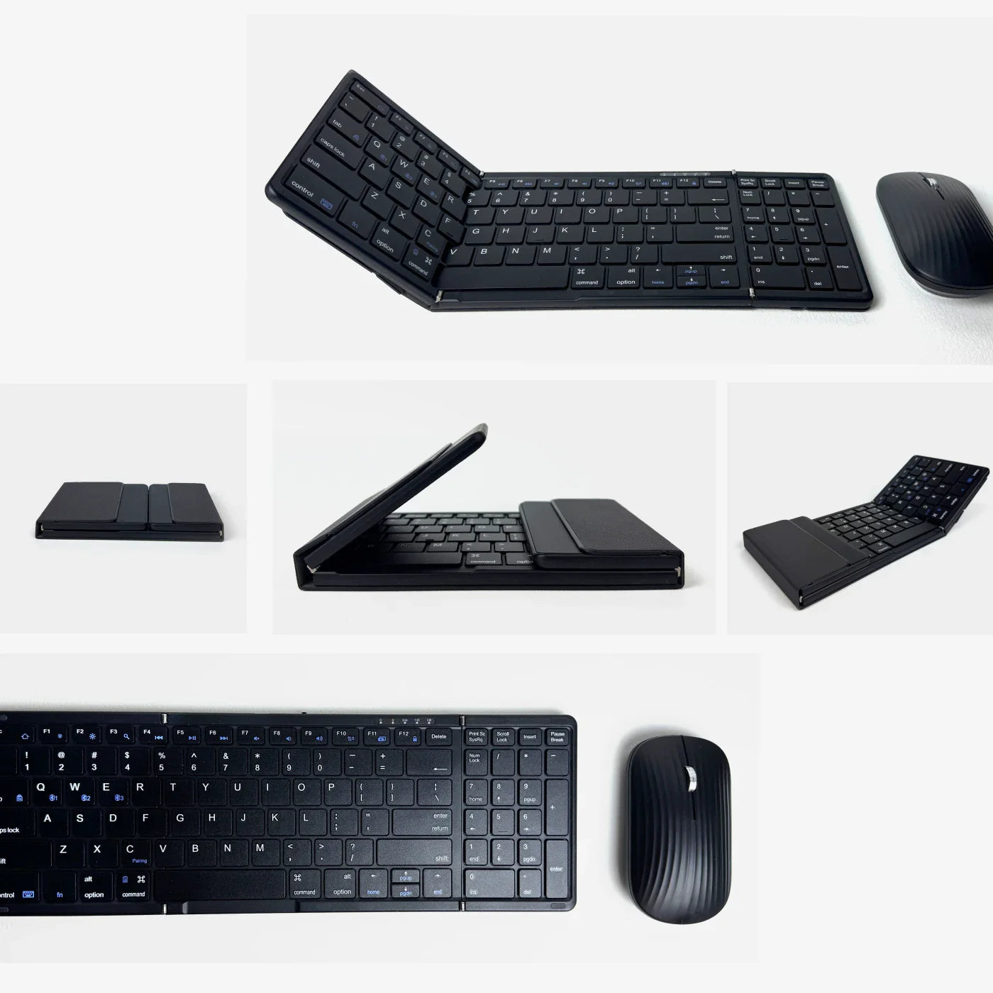 CMD-X Tri-Fold Wireless Keyboard & Slim Mouse Combo
