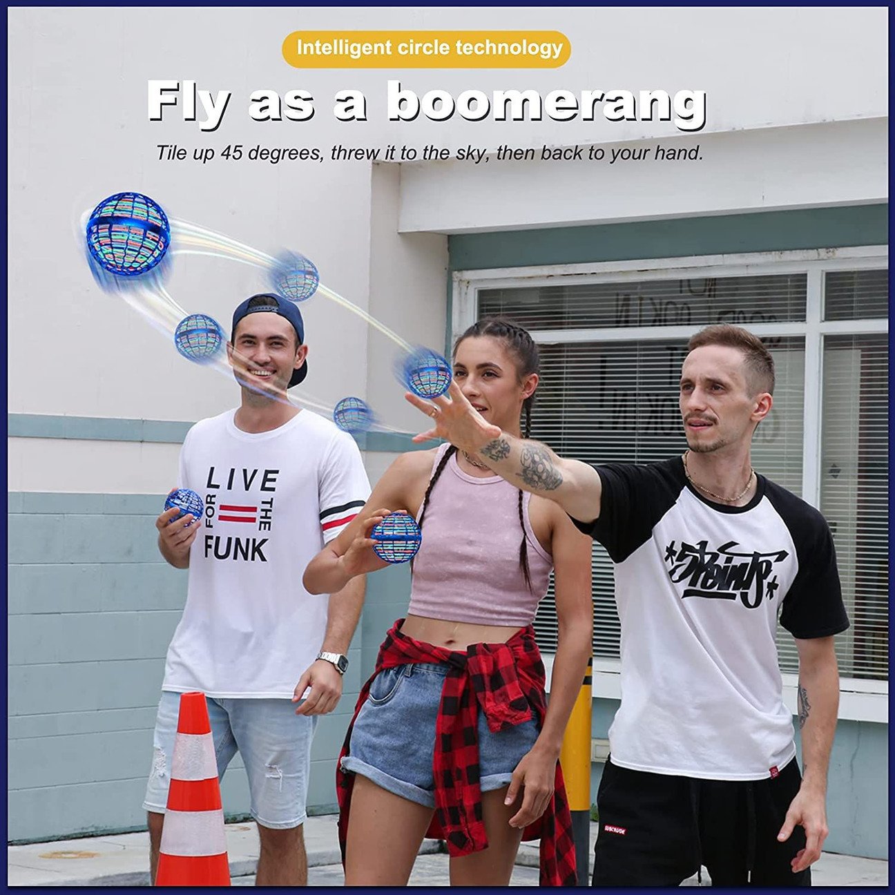 🎄Early Christmas Sale-50% OFF🎁Fly Orb Pro Flying Spinner Mini Drone Flying