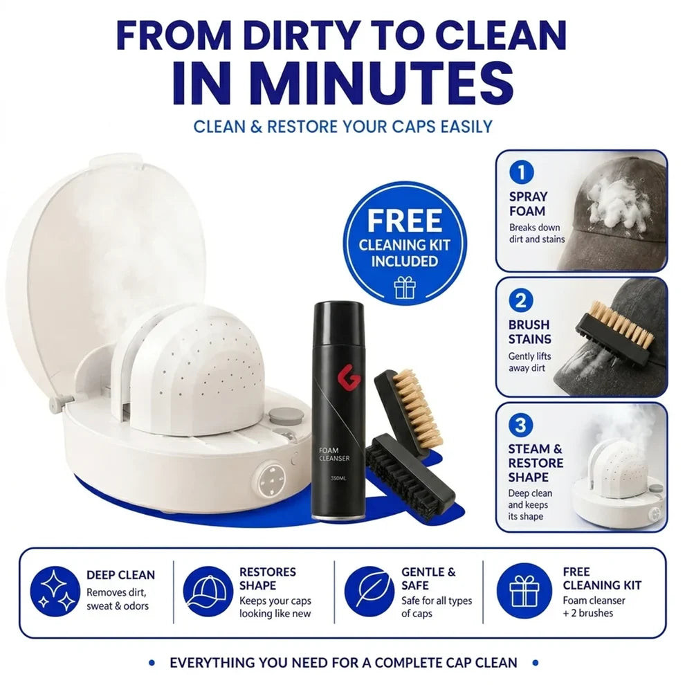 Cap Cleaning Machine + FREE Cleaning Kit