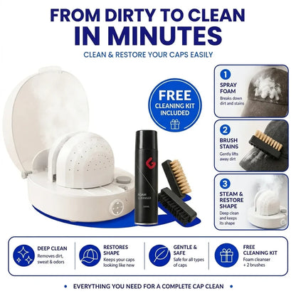 Cap Cleaning Machine + FREE Cleaning Kit