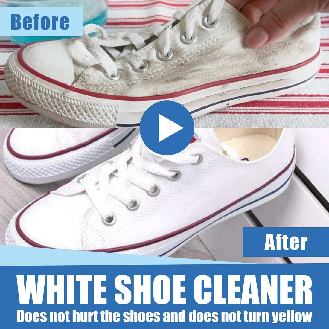 ✨2024 new version💥260g Multi-functional shoes cleaning and stain removal cream (50% Off today)