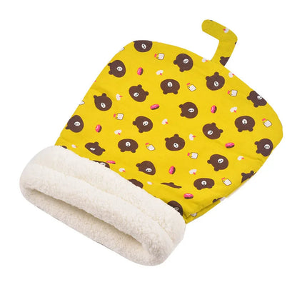 Winter cat sleeping bag