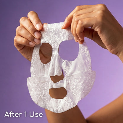 One patch. Whole face.